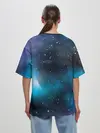 Женская футболка оверсайз / Рисованный Космос