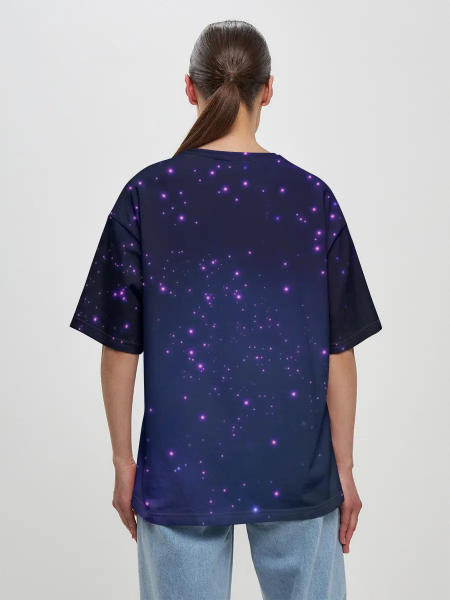 Женская футболка оверсайз / Скорпион