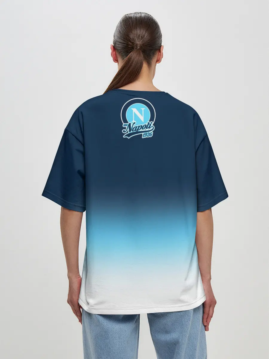 Женская футболка оверсайз / Наполи