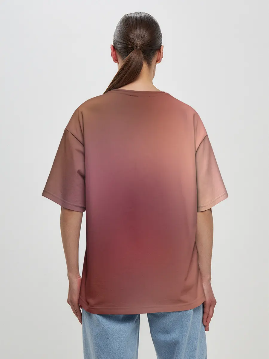 Женская футболка оверсайз / Darling In The Franxx art