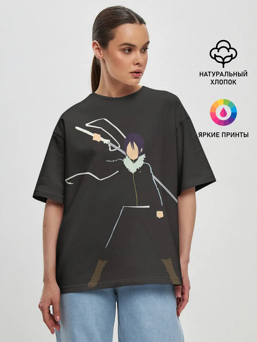 Женская футболка оверсайз / Yato