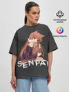 Женская футболка оверсайз / Senpai