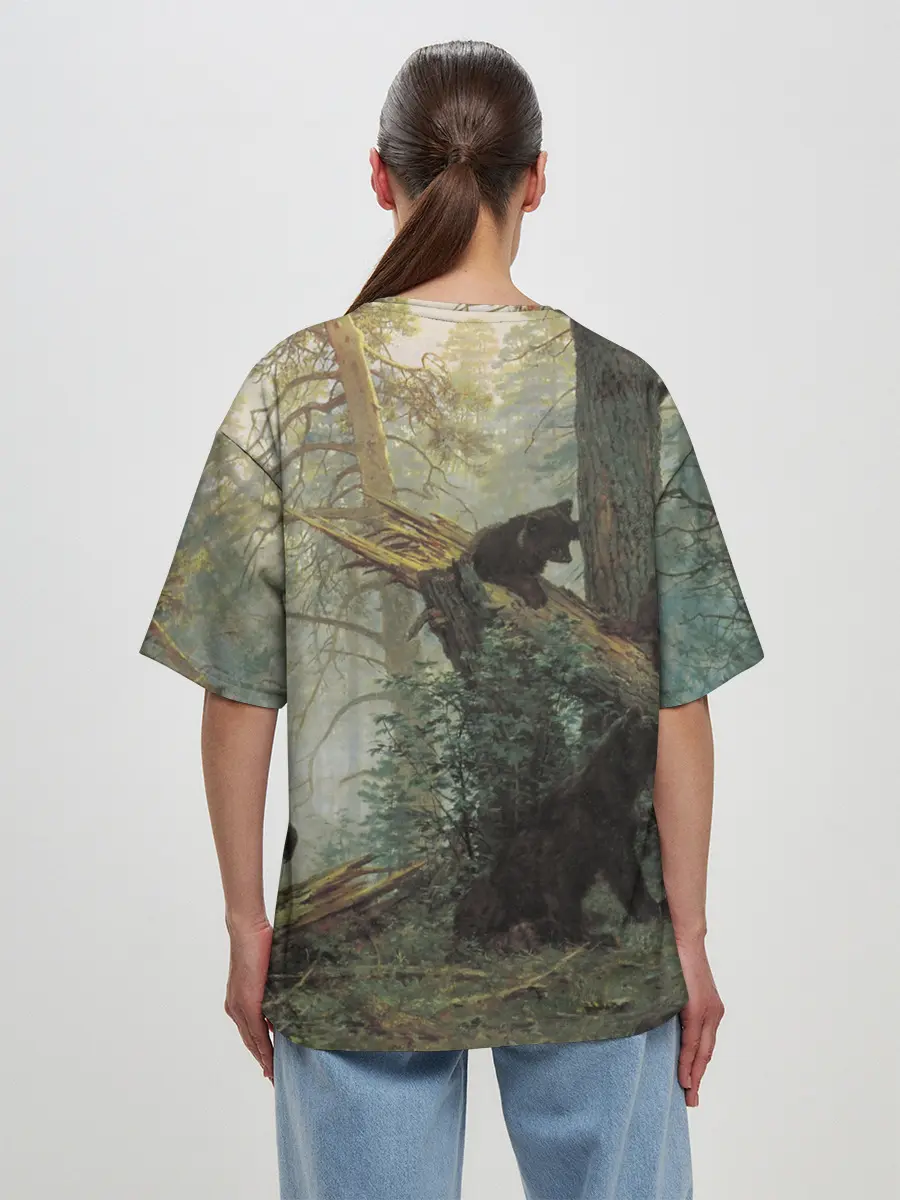 Женская футболка оверсайз / Все как у людей