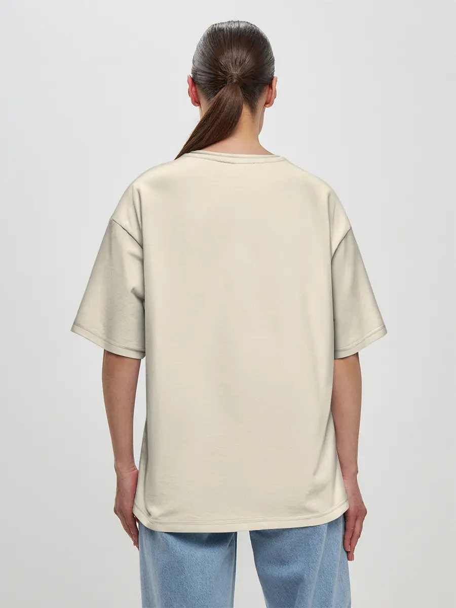 Женская футболка оверсайз / Уравнение Эйнштейна