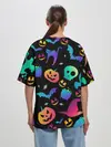 Женская футболка оверсайз / MARSHMELLO HALLOWEEN
