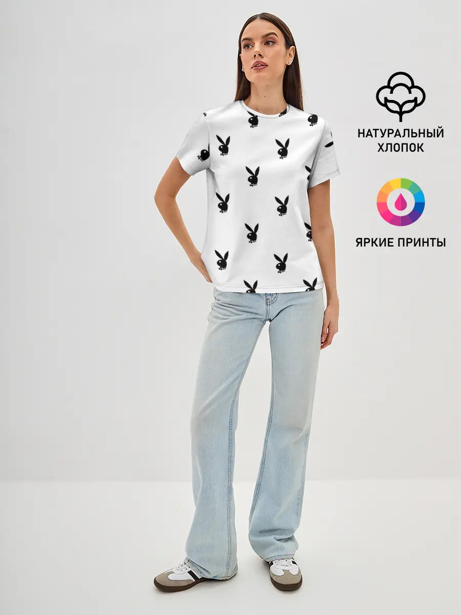 Женская базовая футболка / PLAYBOY | ПЛЕЙБОЙ