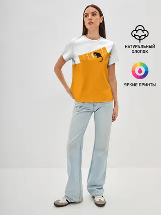 Женская базовая футболка / Старшая Некома | Haikyuu!!