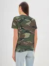 Женская базовая футболка / Автомобильные войска камуфляж