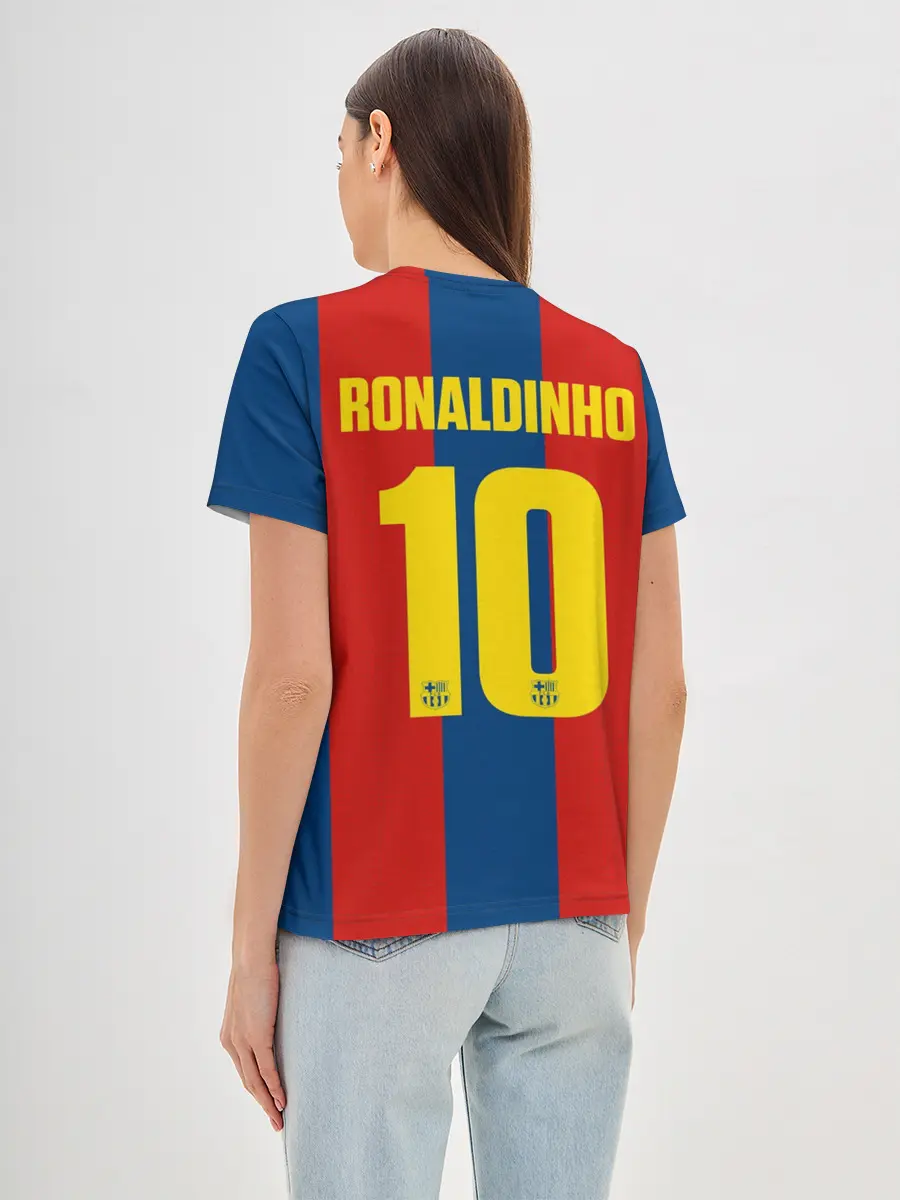 Женская базовая футболка / Роналдиньо Ретро
