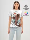 Женская базовая футболка / Карп Кои