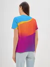 Женская базовая футболка / ТЕКСТУРА ГРАДИЕНТА