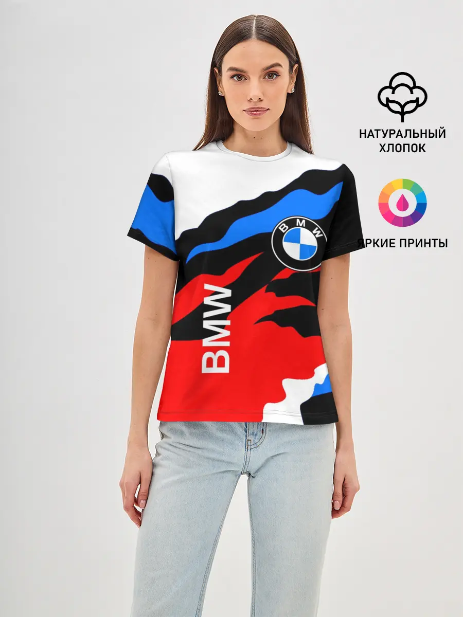 Женская базовая футболка / BMW