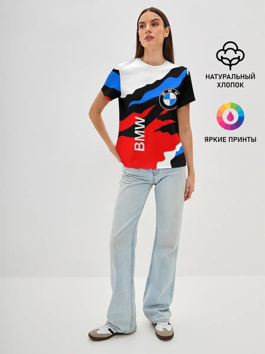 Женская базовая футболка / BMW