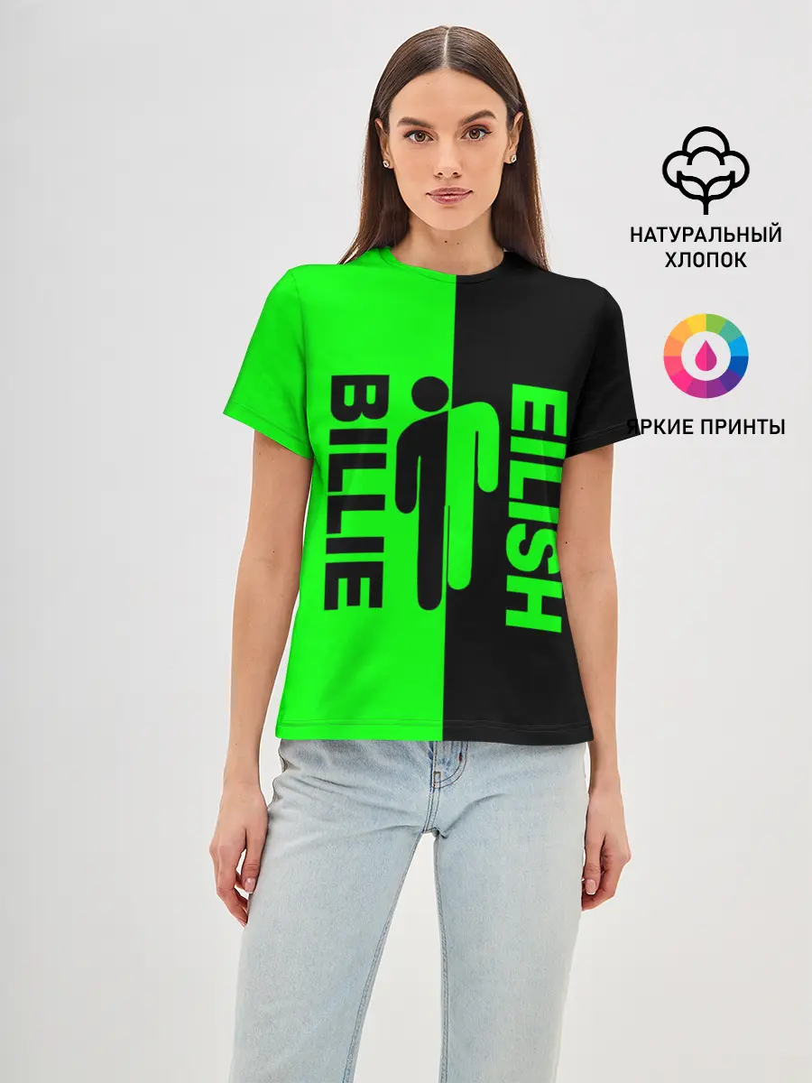 Женская базовая футболка / BILLIE EILISH