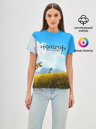 Женская базовая футболка / Horizon Zero Dawn