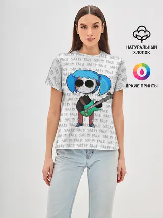 Женская базовая футболка / Sally Face