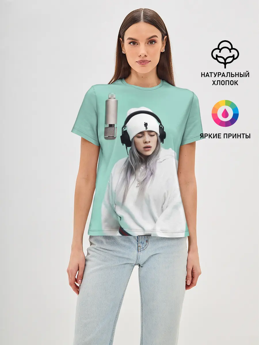 Женская базовая футболка / BILLIE EILISH