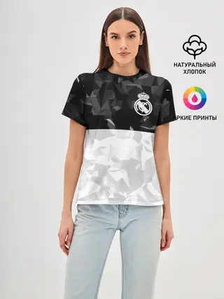 Женская базовая футболка / РЕАЛ МАДРИД | REAL MADRID