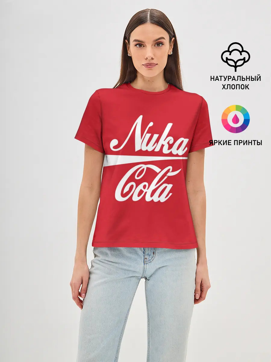 Женская базовая футболка / NUKA COLA