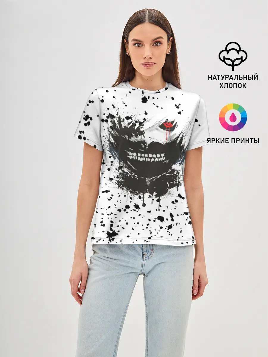 Женская базовая футболка / Kaneki Ken