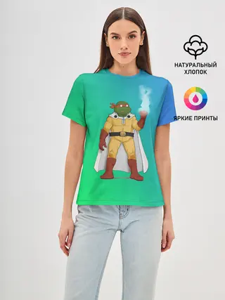 Женская базовая футболка / Сайтама | One Punch Man