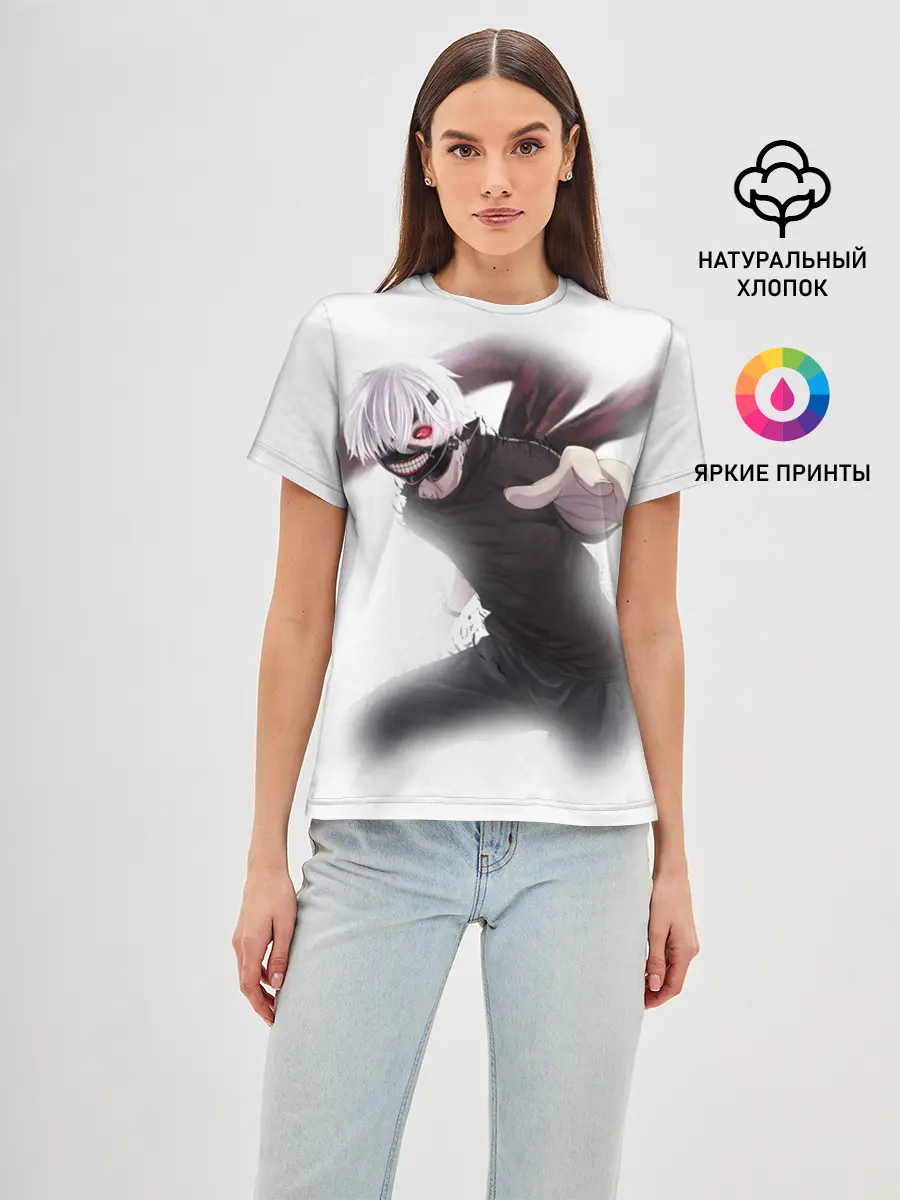 Женская базовая футболка / Токийский гуль