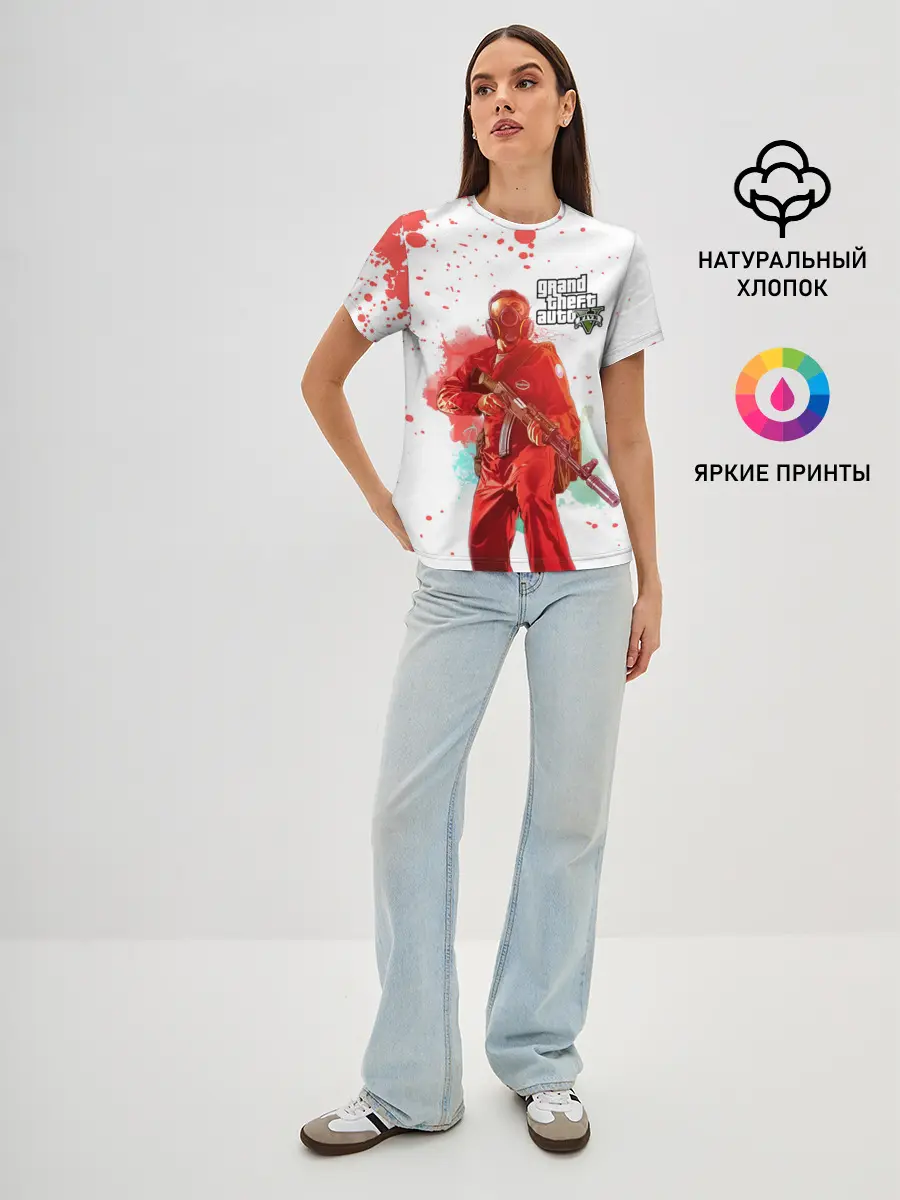 Женская базовая футболка / Grand Theft Auto V | GTA 5