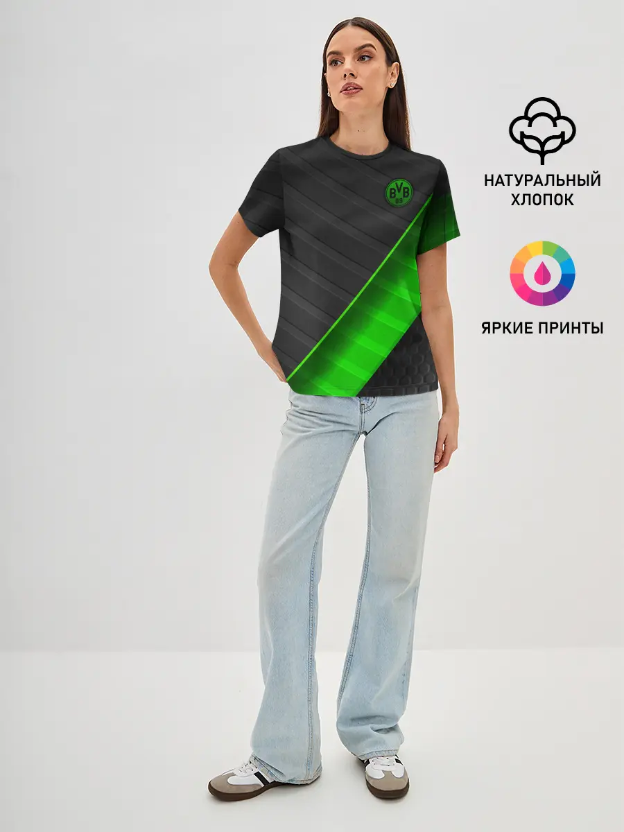 Женская базовая футболка / FC Borussia