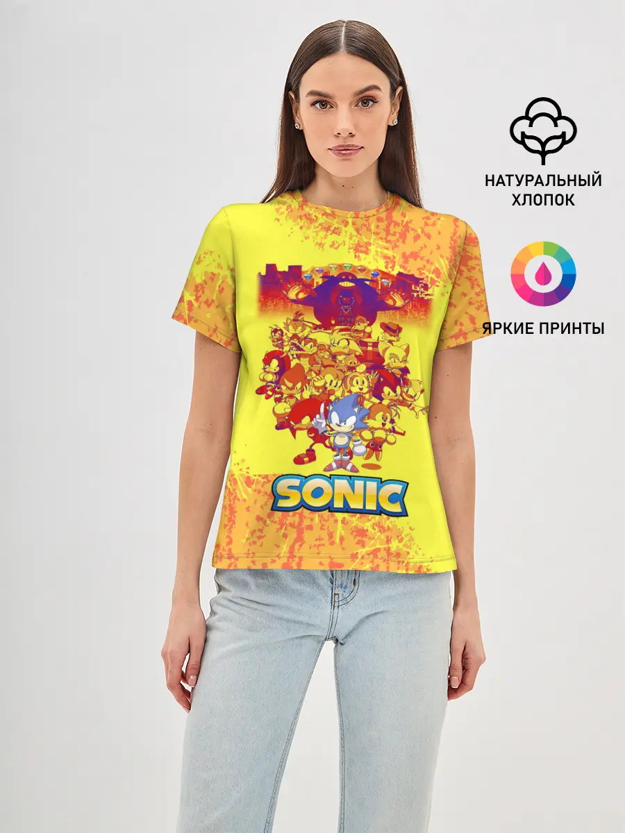 Женская базовая футболка / sonik