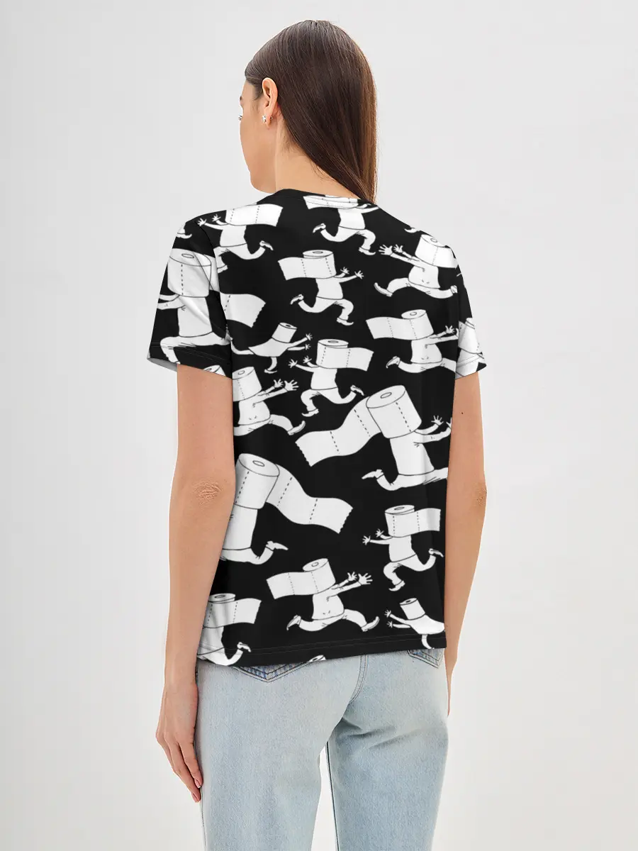 Женская базовая футболка / Коронавирус