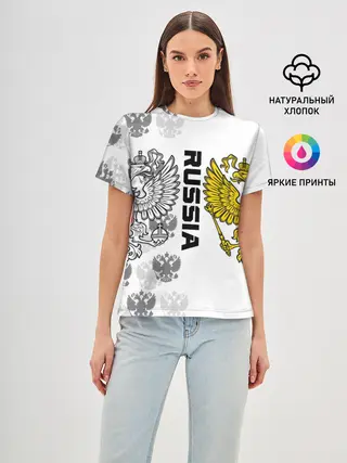 Женская базовая футболка / Russia