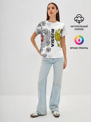 Женская базовая футболка / Russia