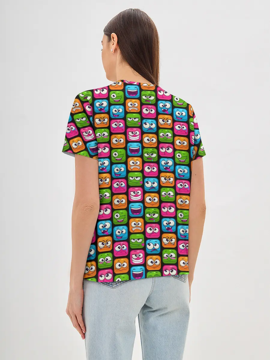 Женская базовая футболка / Эмоции