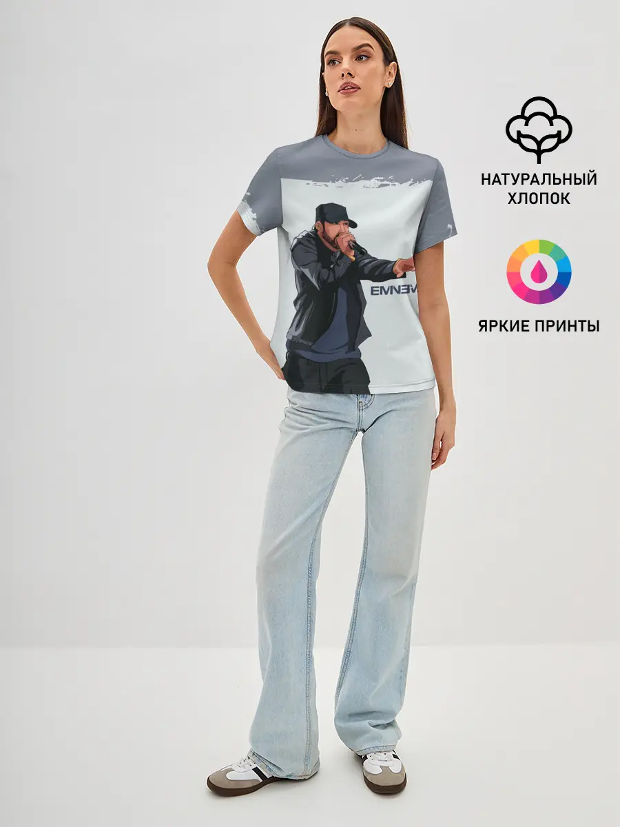 Женская базовая футболка / EMINEM | ЭМИНЕМ