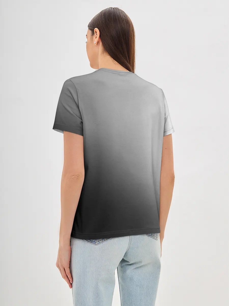 Женская базовая футболка / Кричащее Лицо Внутри