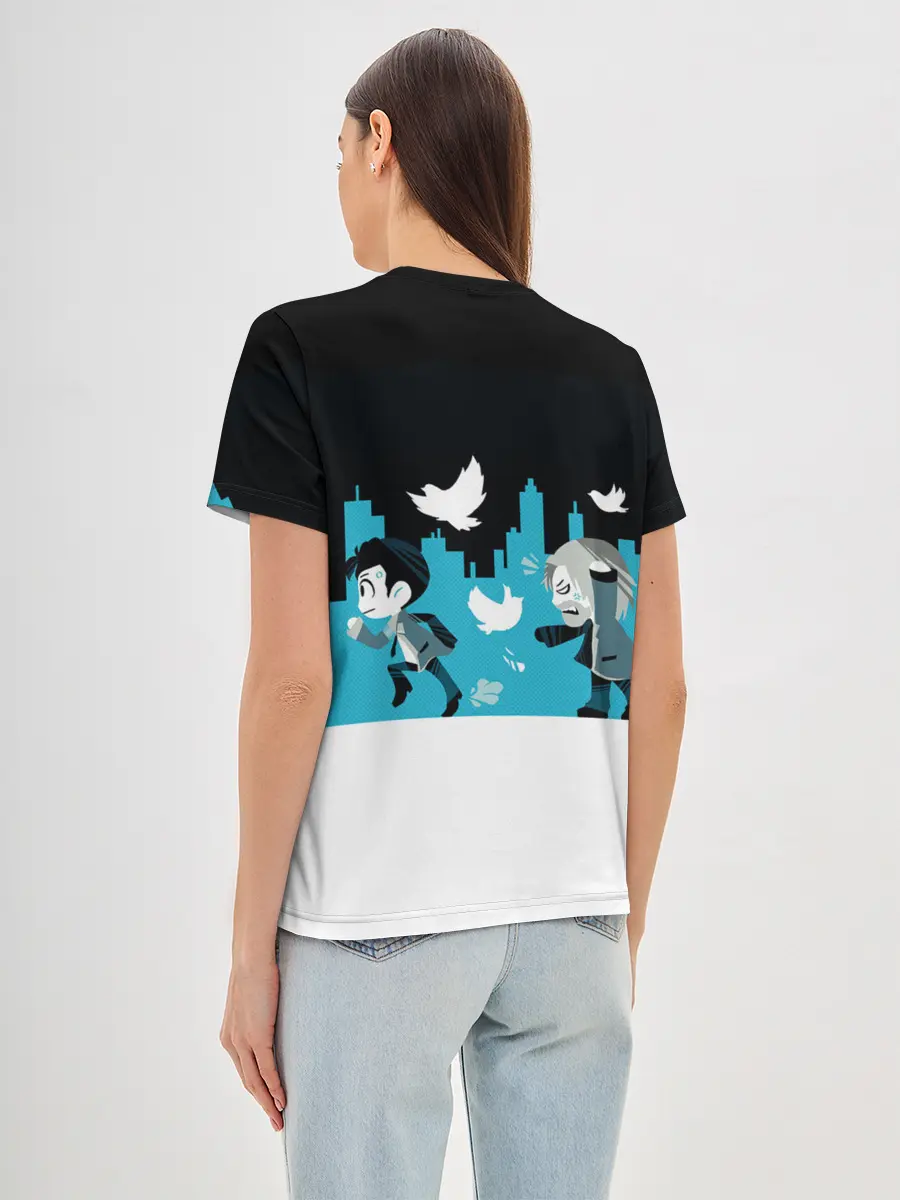 Женская базовая футболка / ROAD TO DETROIT