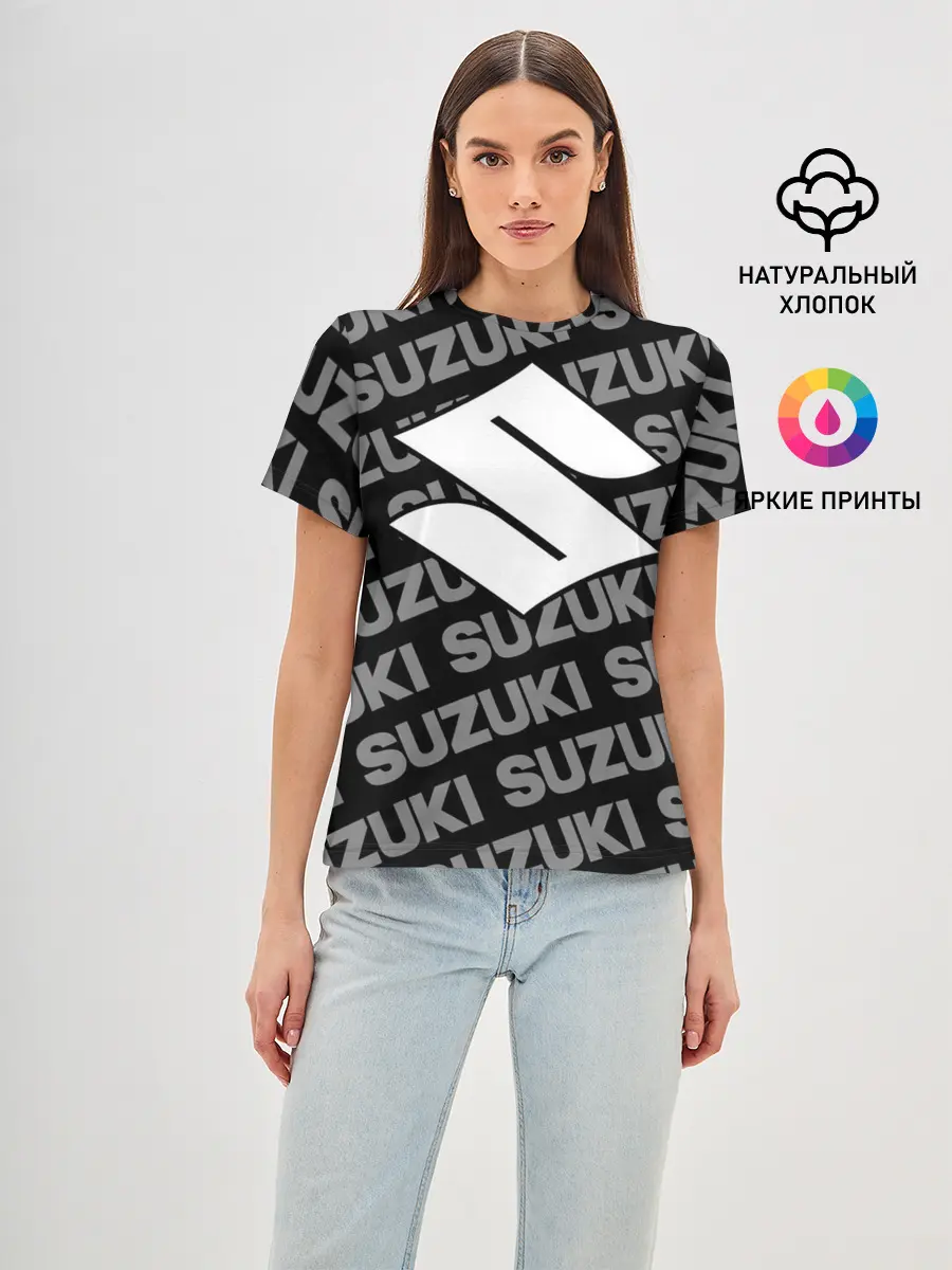 Женская базовая футболка / SUZUKI