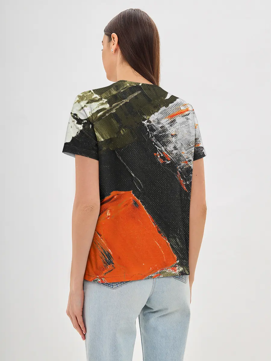 Женская базовая футболка / Современное искусство