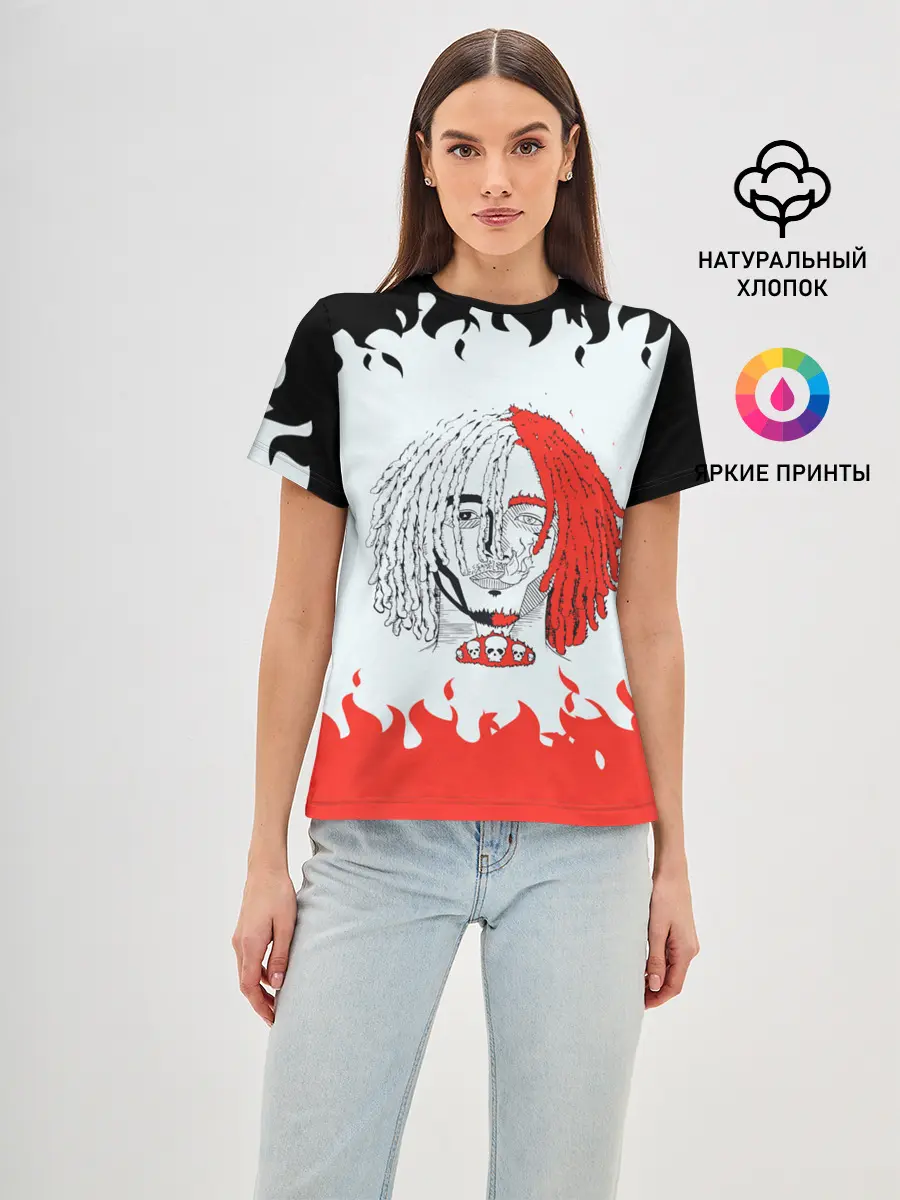 Женская базовая футболка / LIL PUMP | ЛИЛ ПАМП