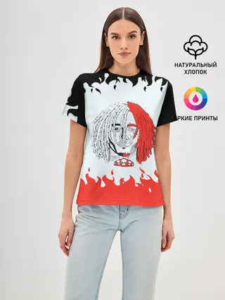 Женская базовая футболка / LIL PUMP | ЛИЛ ПАМП