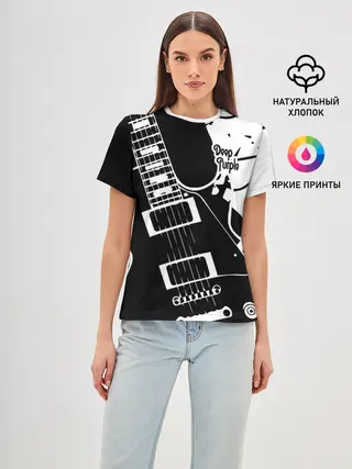 Женская базовая футболка / Deep Purple