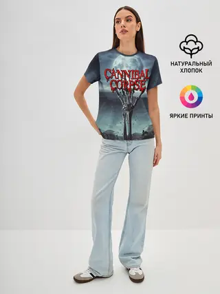 Женская базовая футболка / CANNIBAL CORPSE