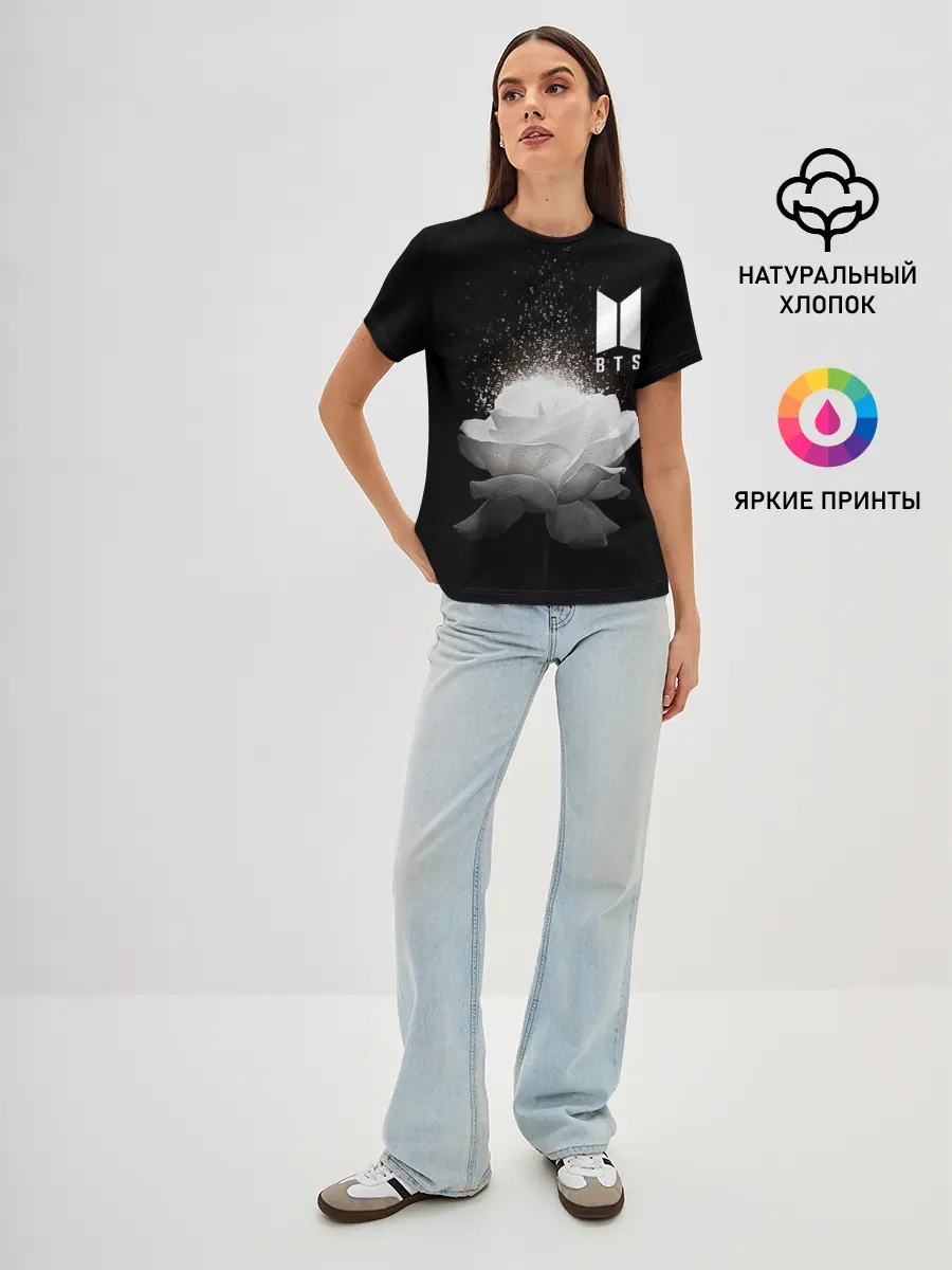 Женская базовая футболка / BTS