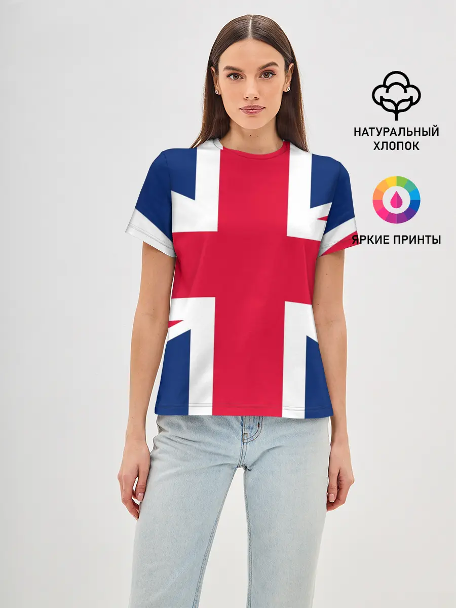Женская базовая футболка / Великобритания