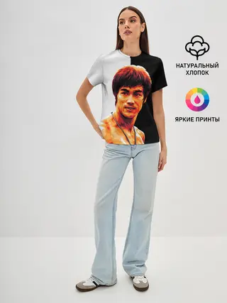Женская базовая футболка / Bruce Jeet Kune Do