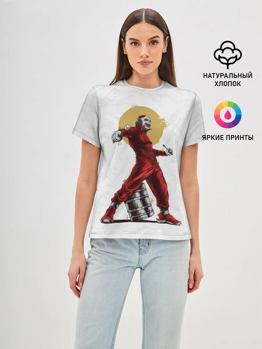 Женская базовая футболка / JOES JORDISON | SLIPKNOT | СЛИПКНОТ