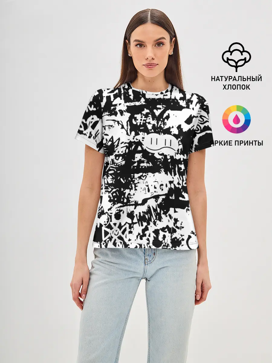 Женская базовая футболка / Graffiti