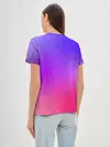 Женская базовая футболка / фиолетовый кристалл