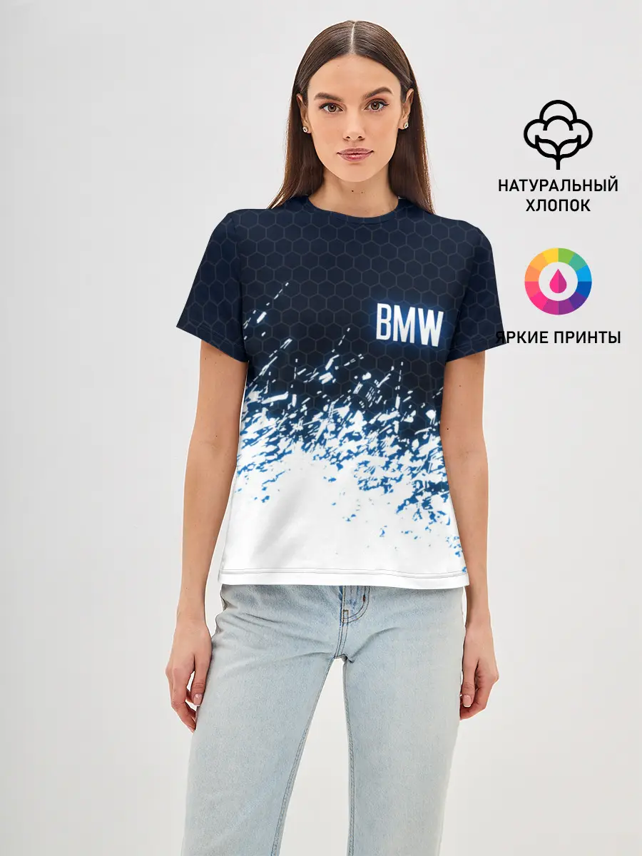 Женская базовая футболка / BMW