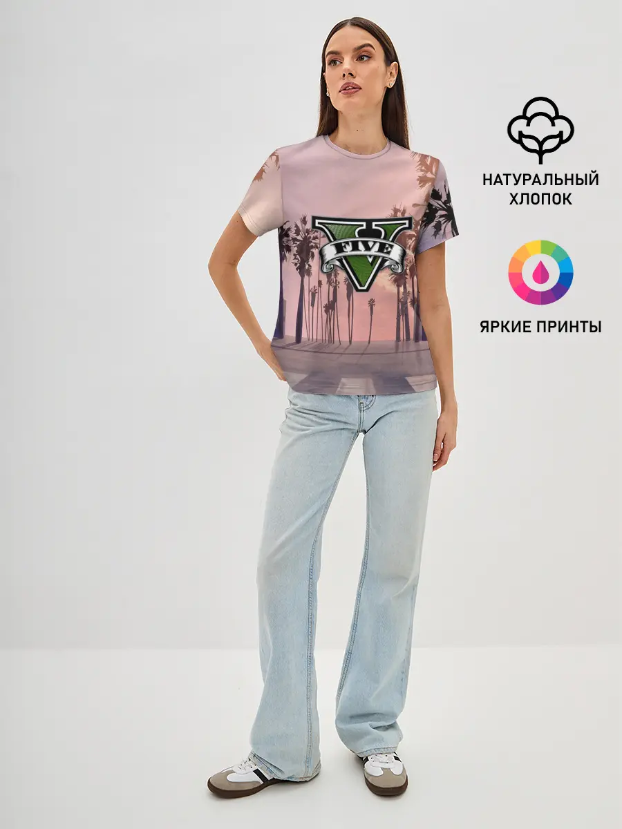 Женская базовая футболка / GTA